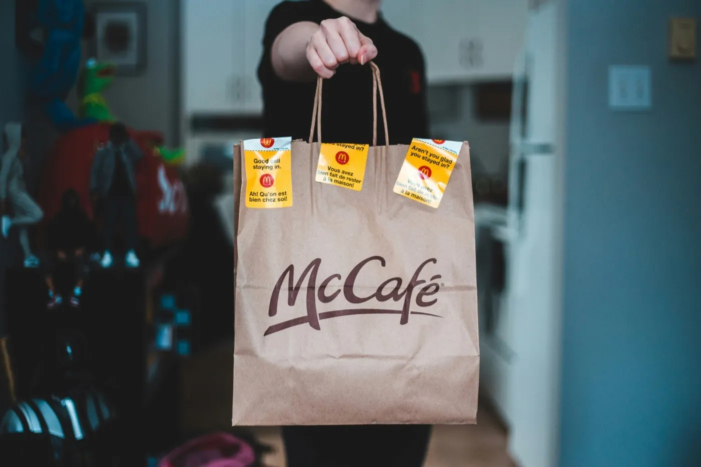 Shopper in carta per bar e caffetterie